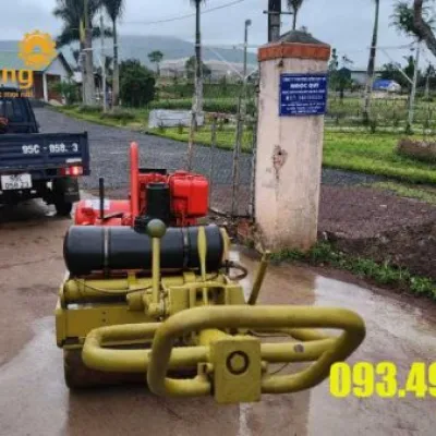 Cho thuê máy lu rung 600kg Nhật Bản – Đầm chặt mạnh, linh hoạt mọi mặt bằng