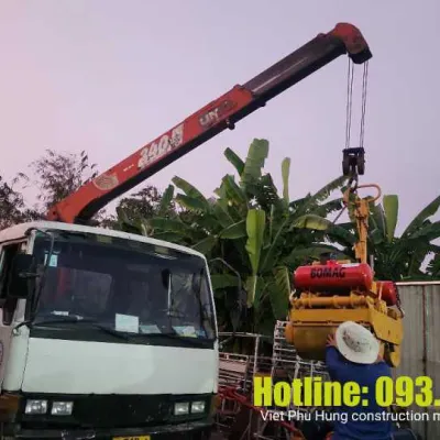 Cho thuê xe lu tay 1 tấn