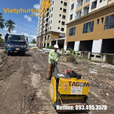 Cho thuê xe lu tay 500kg Nhật Bản – giải pháp hiệu quả