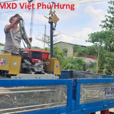 Cho thuê xe lu dắt tay 1 tấn