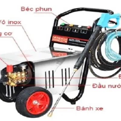 Cho thuê máy xịt rửa áp lực cao – Thiết bị mạnh, dễ sử dụng