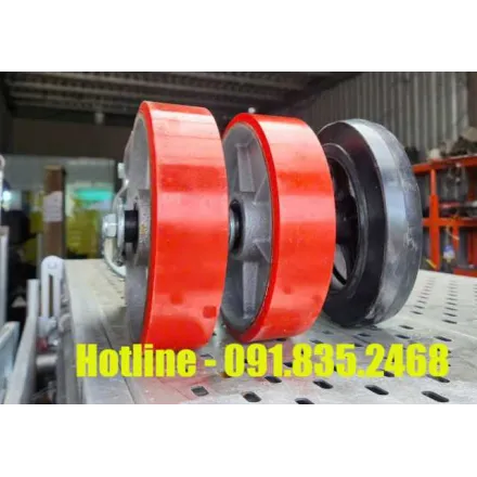 Bánh Xe PU Gang Chịu Tải Tốt, Bền Bỉ, Giá Tốt Nhất Chính Hãng