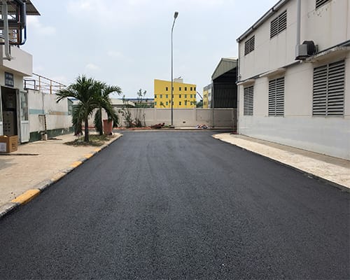 Thi công thảm bê tông nhựa nóng
