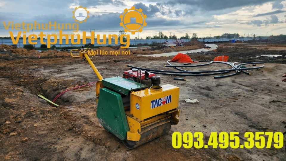cho thuê máy lu 1 tấn