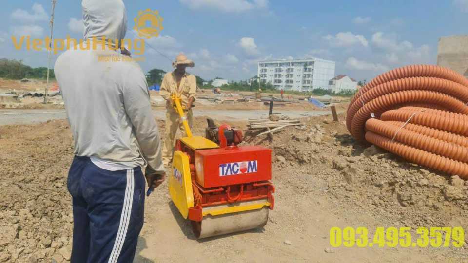 thuê xe lu dắt tay 500kg