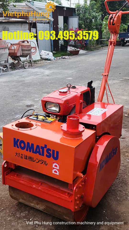 cho thuê xe lu dắt tay 1 tấn