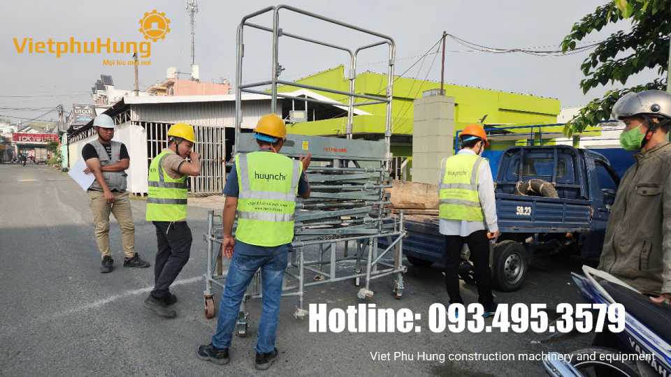 cho thuê giàn giáo nâng hạ