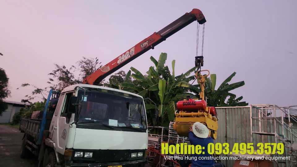 Cho thuê xe lu dắt tay 1 tấn