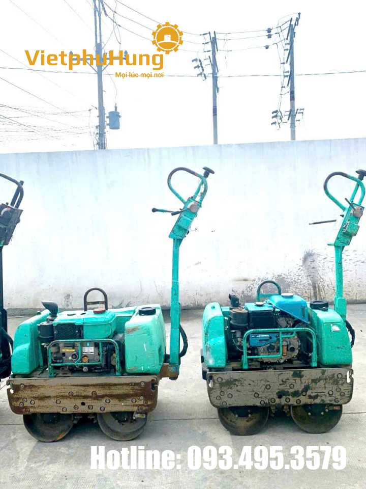 Cho thuê xe lu thi công nền nhà xưởng