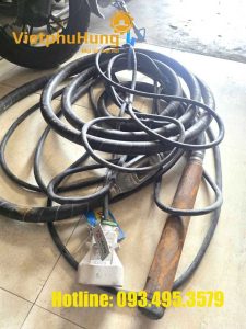 Dây đầm dùi bê tông biến tần phi 50 