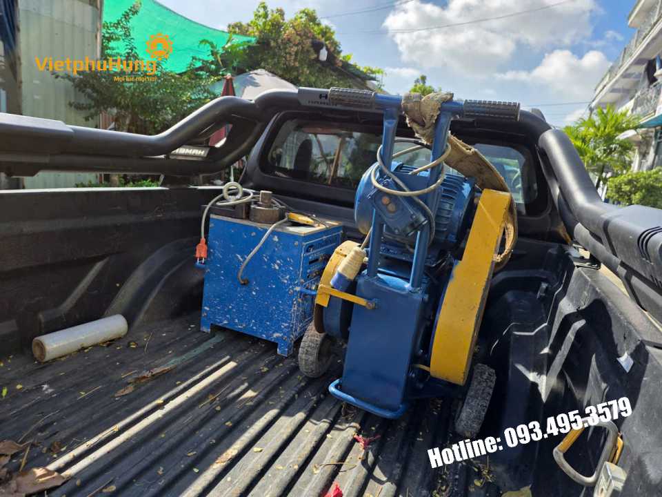 Cho thuê máy chặt uốn sắt phi 25mm - điện áp 220V