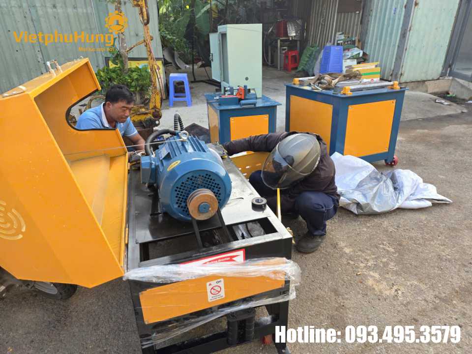 Cho thuê máy chặt uốn sắt giá tốt